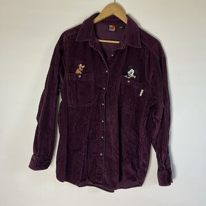 Disney Mickey Vintage Corduroy Button Down